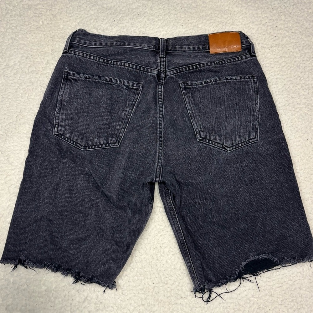 Citizens of Humanity Women Black Wash Ambrosio Bermuda Shorts - Picture 7 of 13